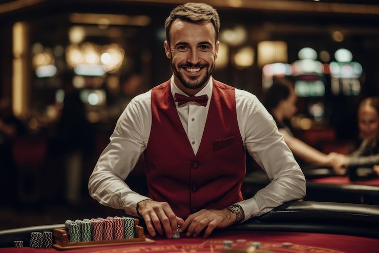 Antarmuka meja Teen Patti dengan informasi taruhan real-time Teen Patti table interface on juragan slot